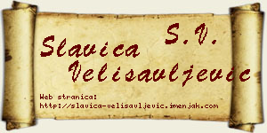 Slavica Velisavljević vizit kartica